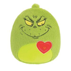 Squishmallows Grinch with Heart 12 Inch How the Grinch Stole Christmas Plush New